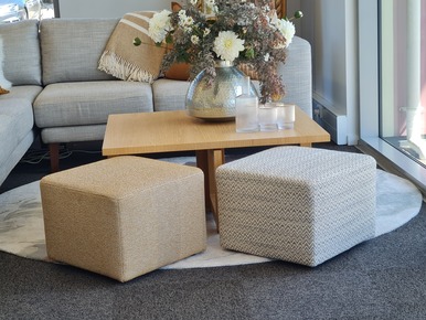 Kovacs Humpty coffee table and footstool